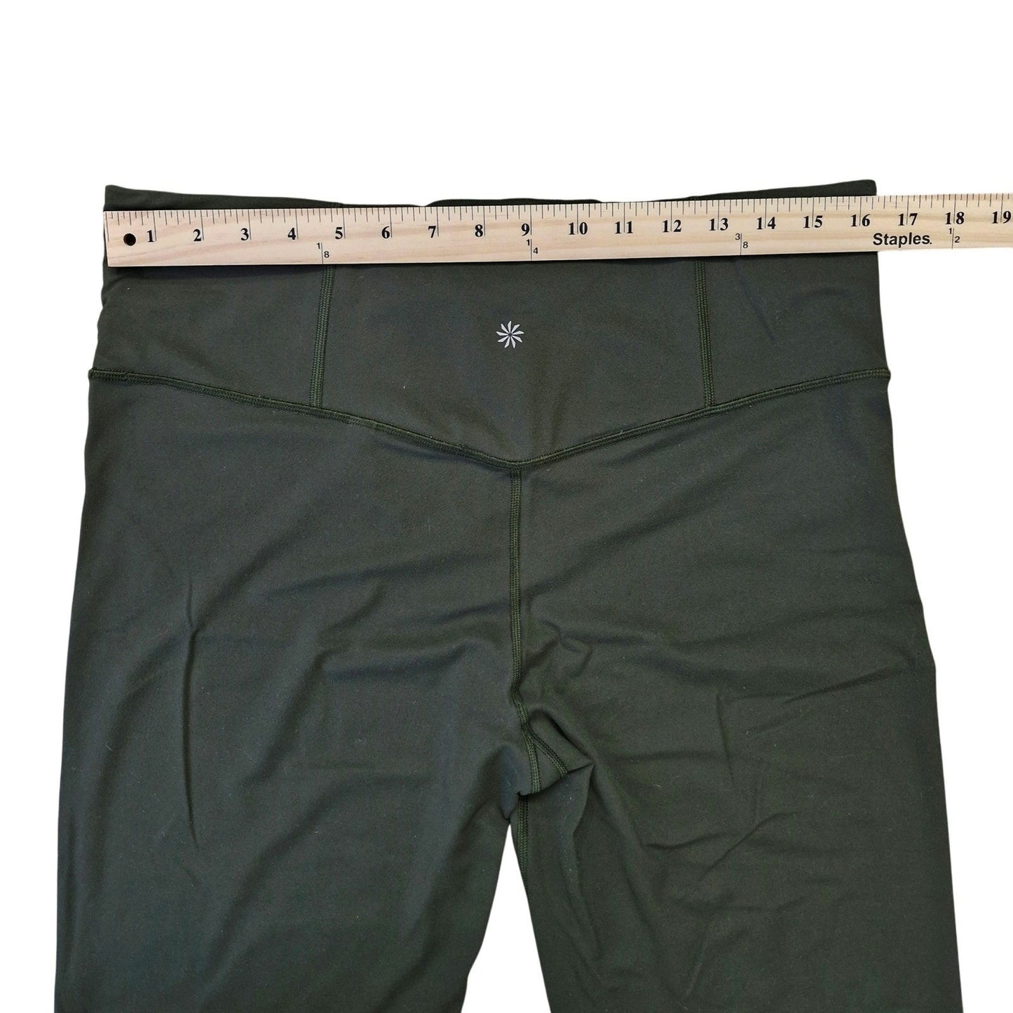 Athleta Stellar Flare Pants Women’s XL Aspen Green Athleisure Activewear Trousers