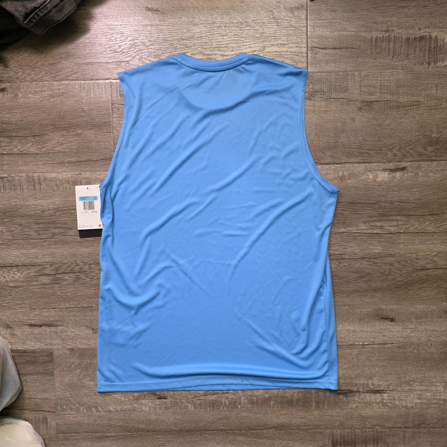 Nike Essential Sleeveless Hydroguard Swim Shirt Men’s Medium Blue UV Protection