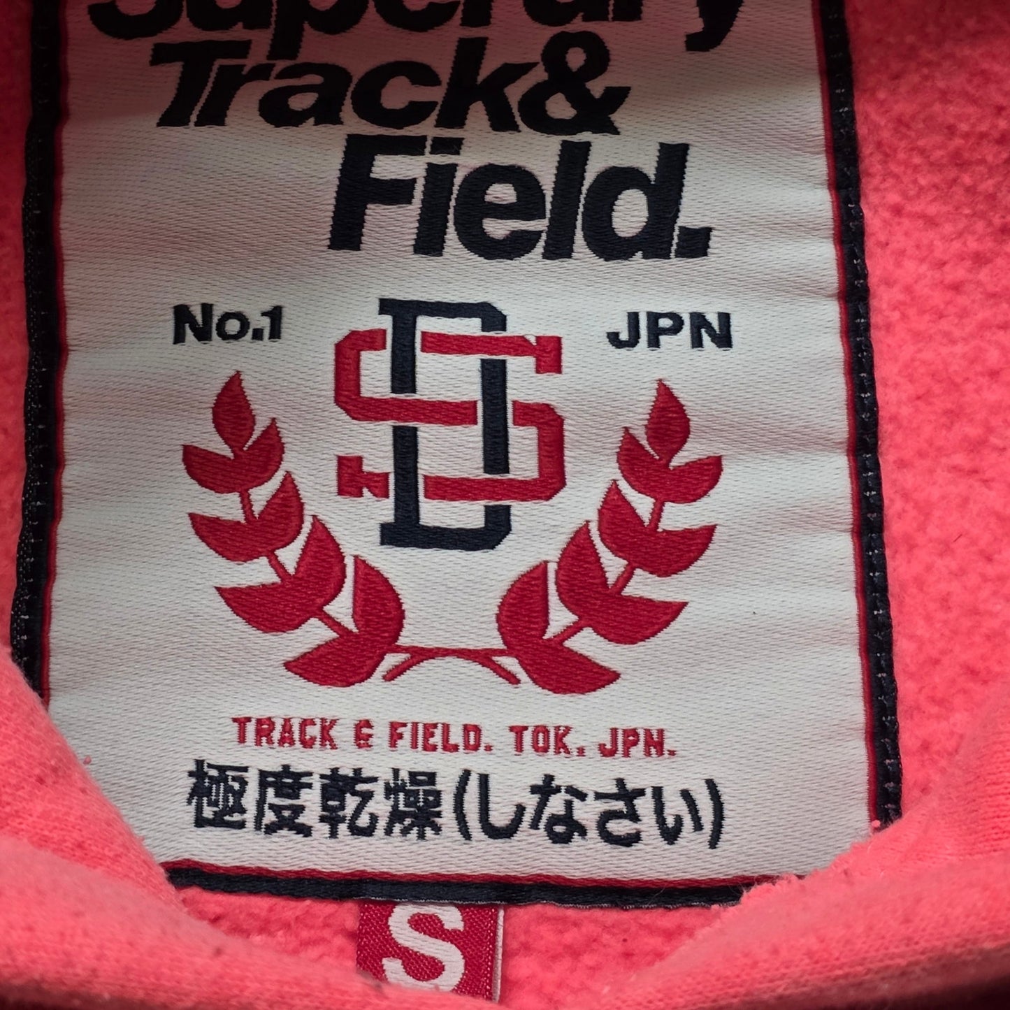 Superdry Athletics Hoodie Women S Pink Track & Field