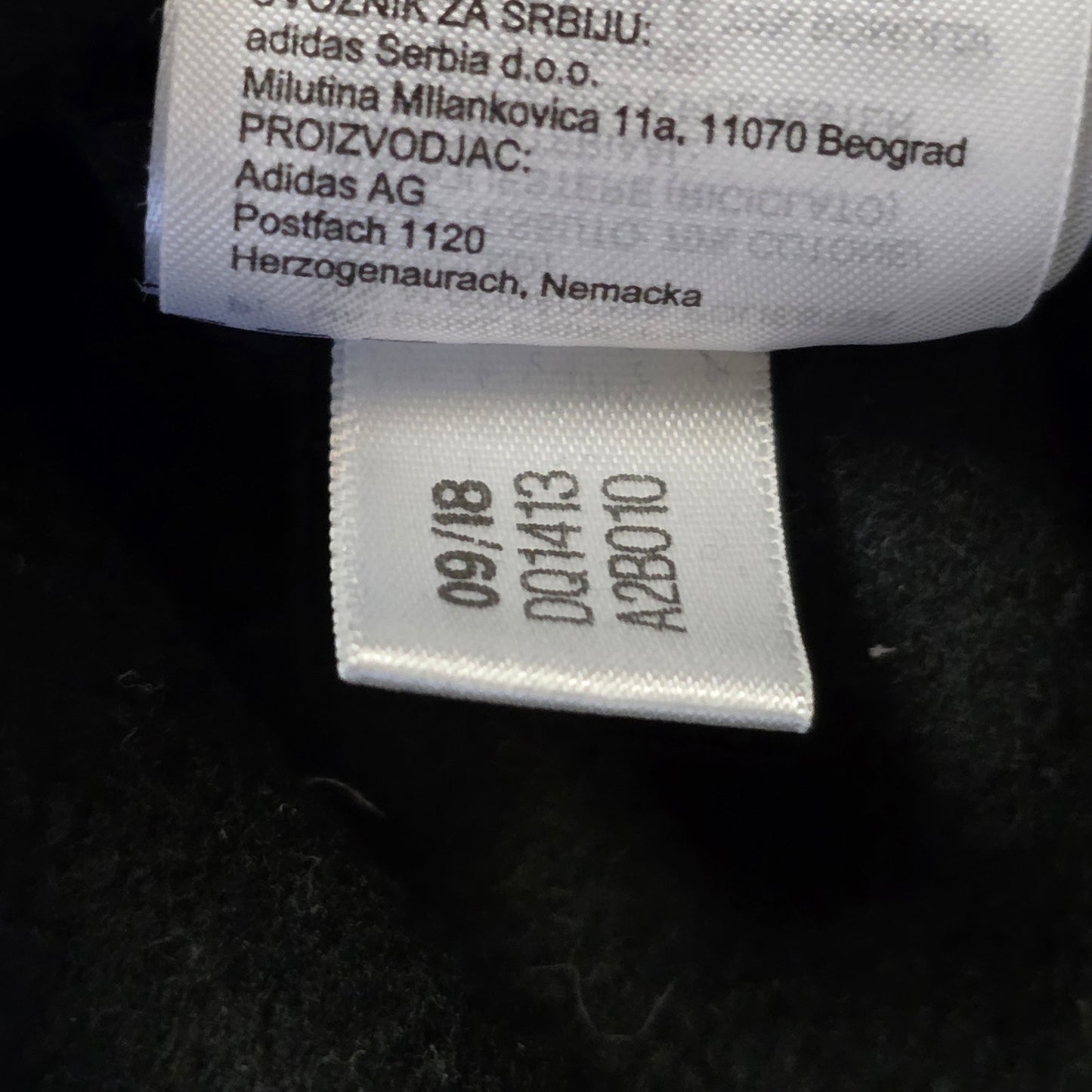 Adidas Pullover Sweatshirt Women’s XS Black White 3-Stripes Logo