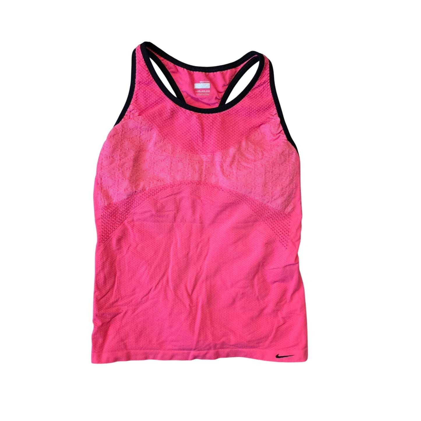 Nike Dri-FIT Tank Top Women’s L XL Pink Mesh Racerback Athletic