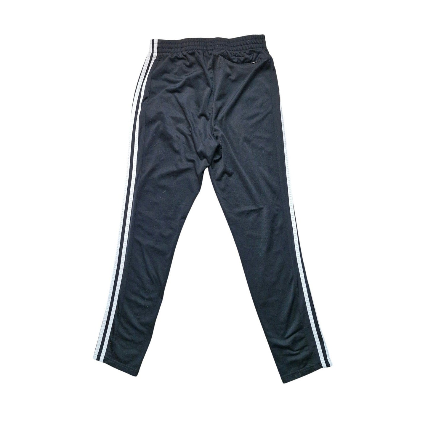 Adidas Men’s Track Pants Medium Black White Stripes