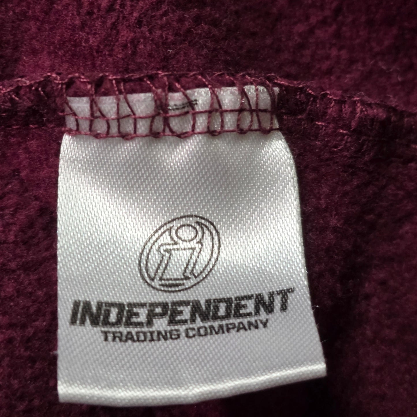 Santa Cruz Beginning Dot Zip Hoodie Men’s XL Maroon Classic