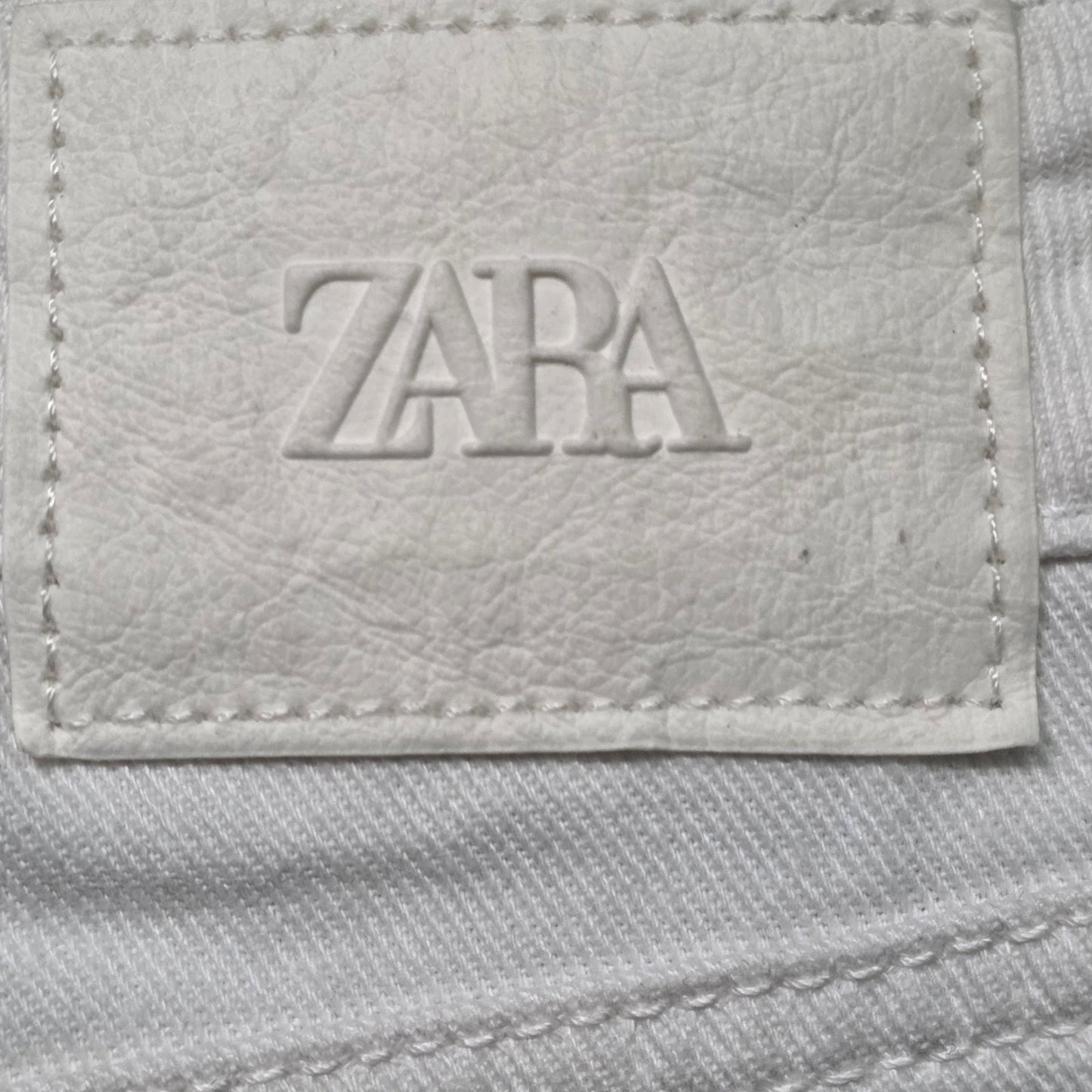 Zara Slim High Rise Jeans Women’s Size 6 White