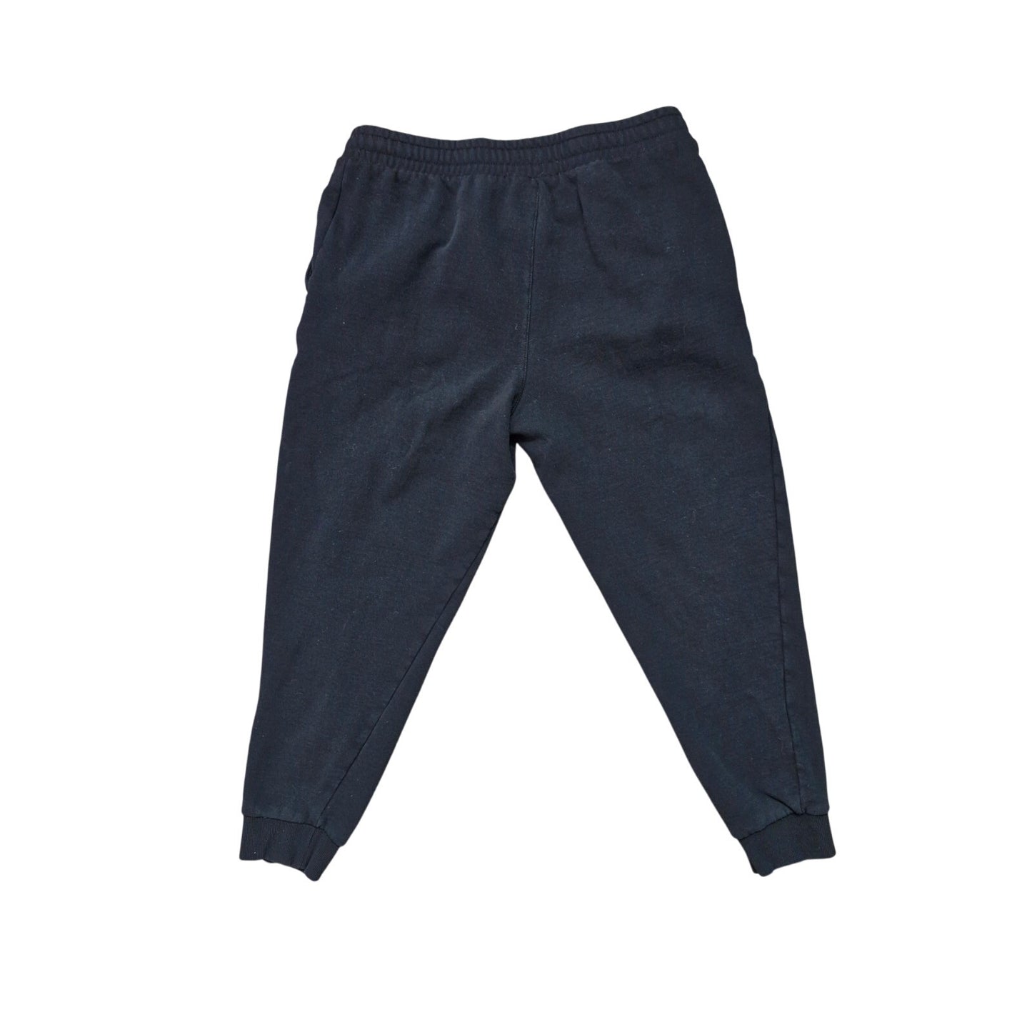 Fila Sweatpants Men’s Large Black Faded Cuffed Jogger Cotton Logo Lounge Pants