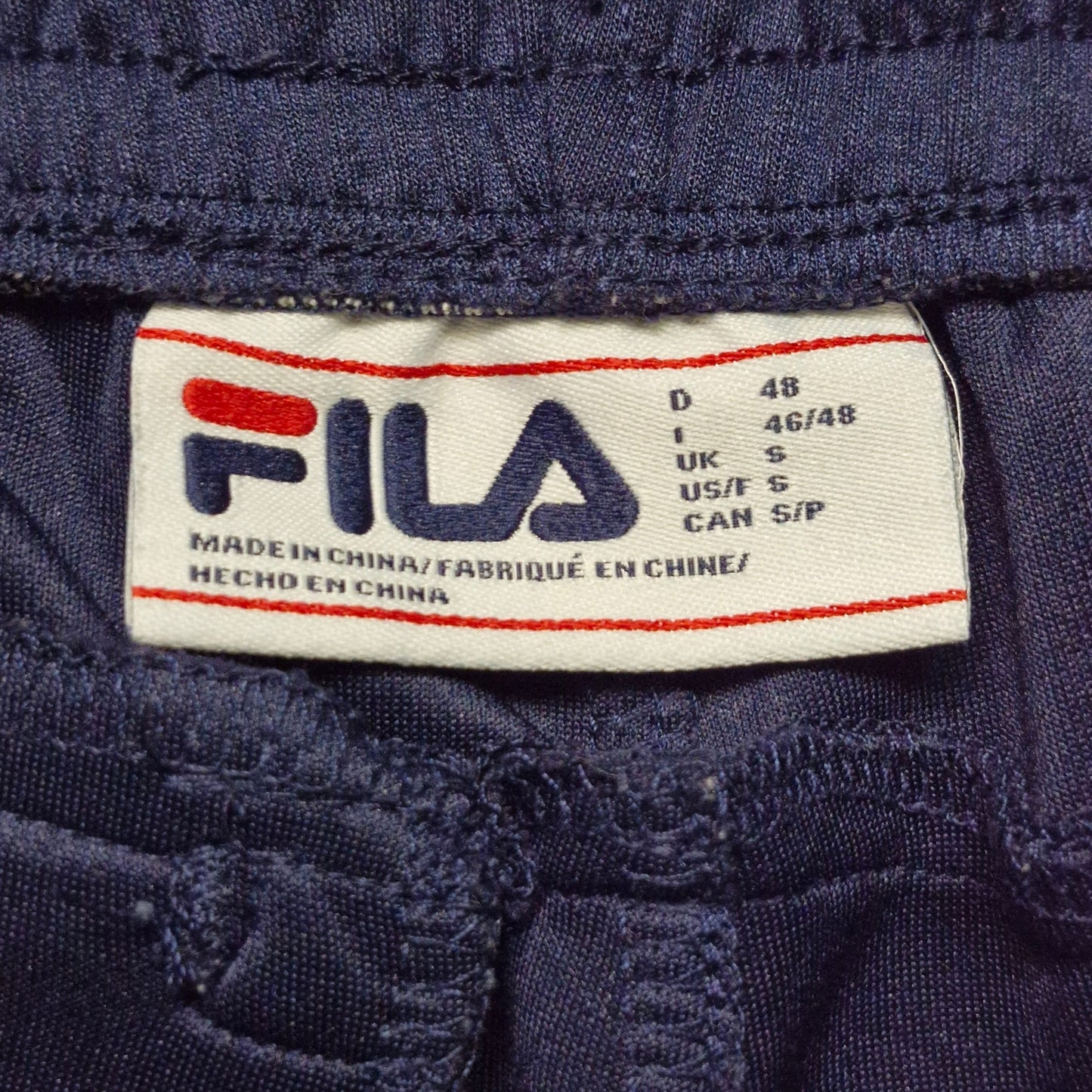 FILA Men’s Navy Blue Basketball Pants Size Small Athletic Activewear Joggers