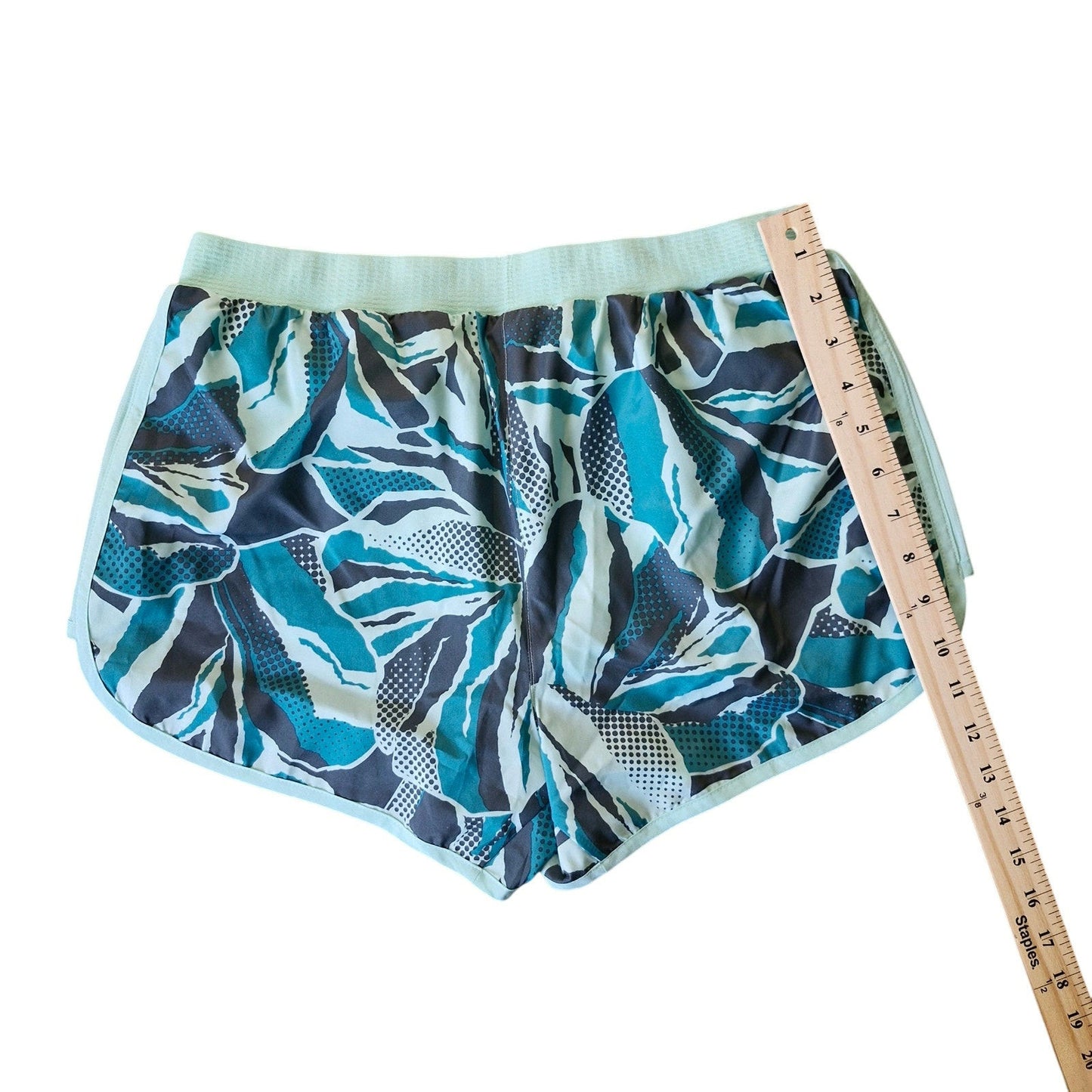 Adidas Climalite Running Shorts Women’s Size Small Green 3" Athletic Gym Workout