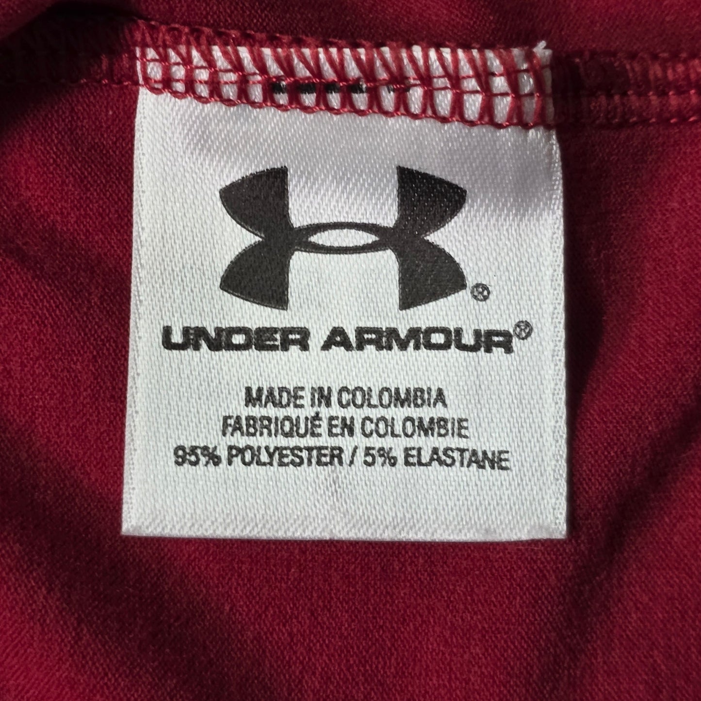 Under Armour HeatGear Armour Compression Shirt Men’s XXL Red White