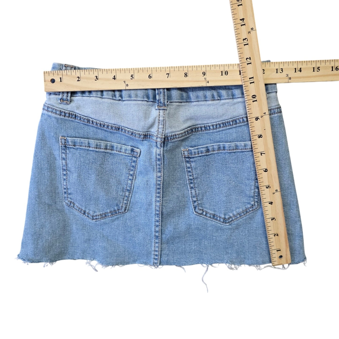 No Boundaries Super High Rise Skirt Women’s Small Denim or Cotton