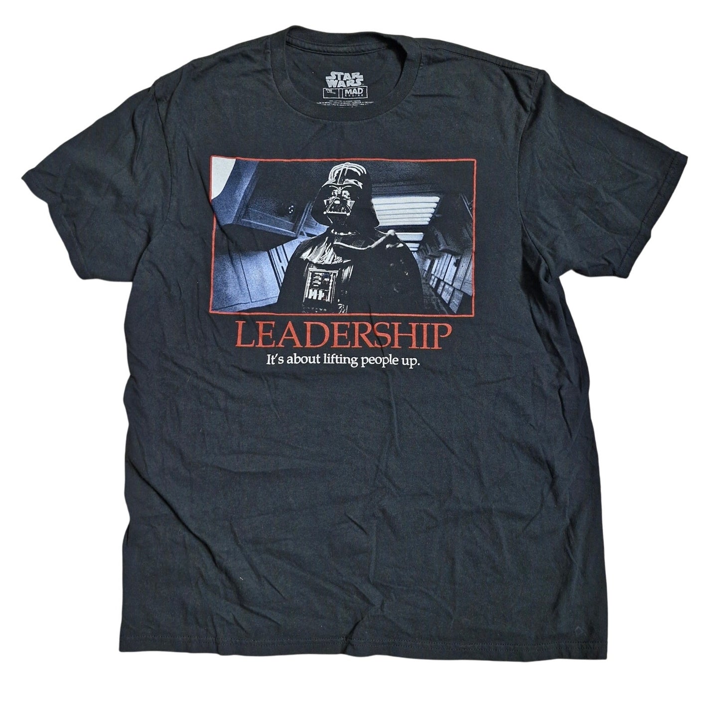 Star Wars Darth Vader Leadership Motivation Tee Large