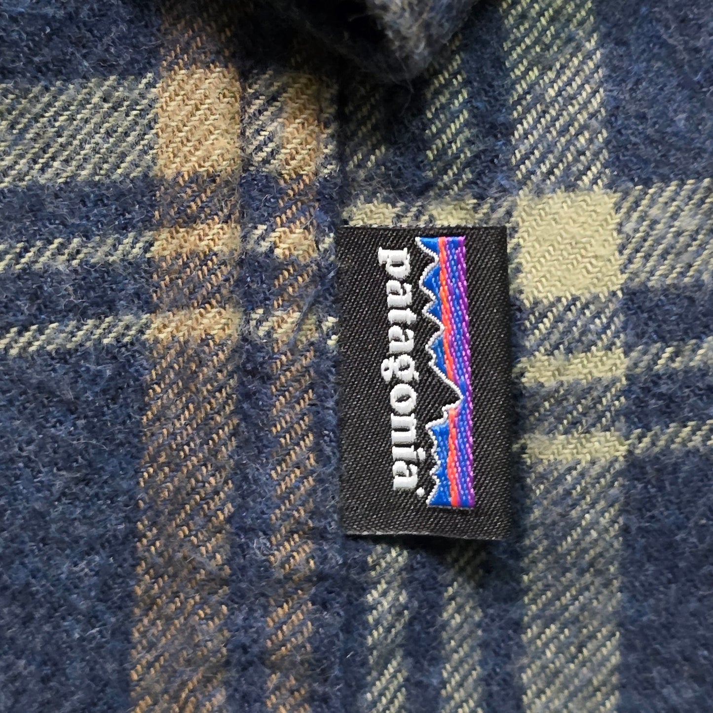Patagonia Fjord Flannel Shirt Men’s XXL Natural Organic Cotton Midweight