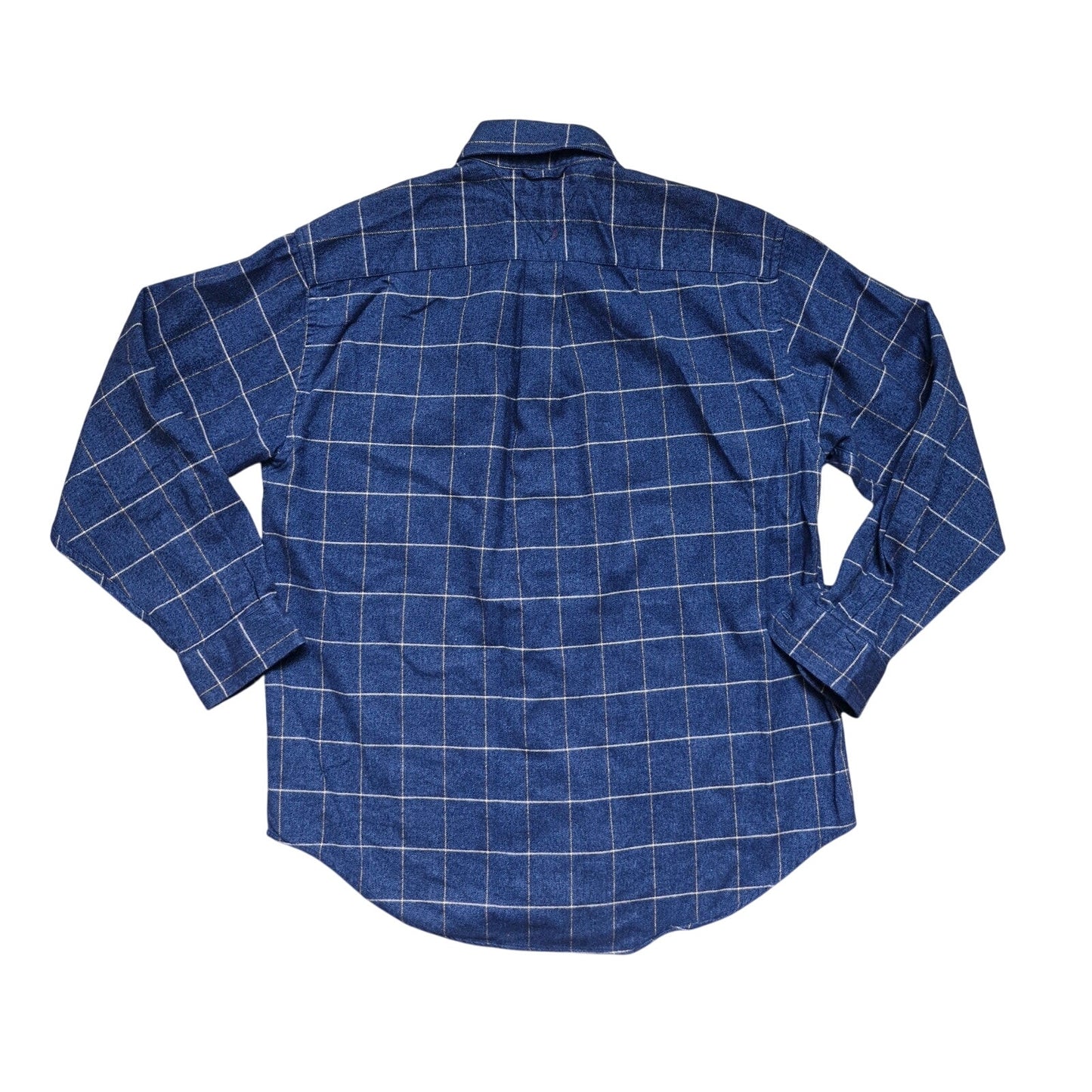 Vintage Tommy Hilfiger Long Sleeve Button-Up Shirt Men’s Blue Size M