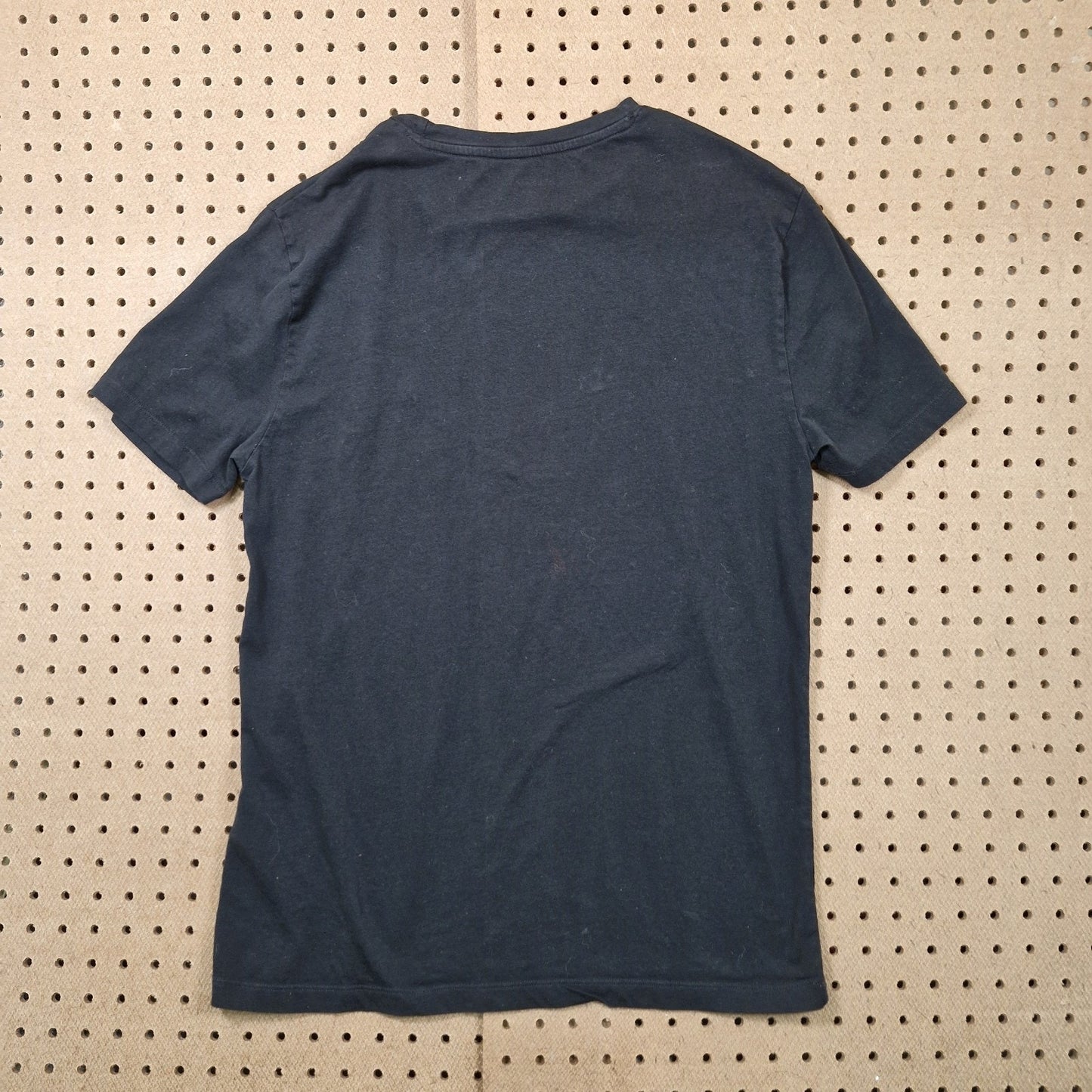 All Saints Shirt Mens Large Essential Black Short Sleeve Ramskull Cotton