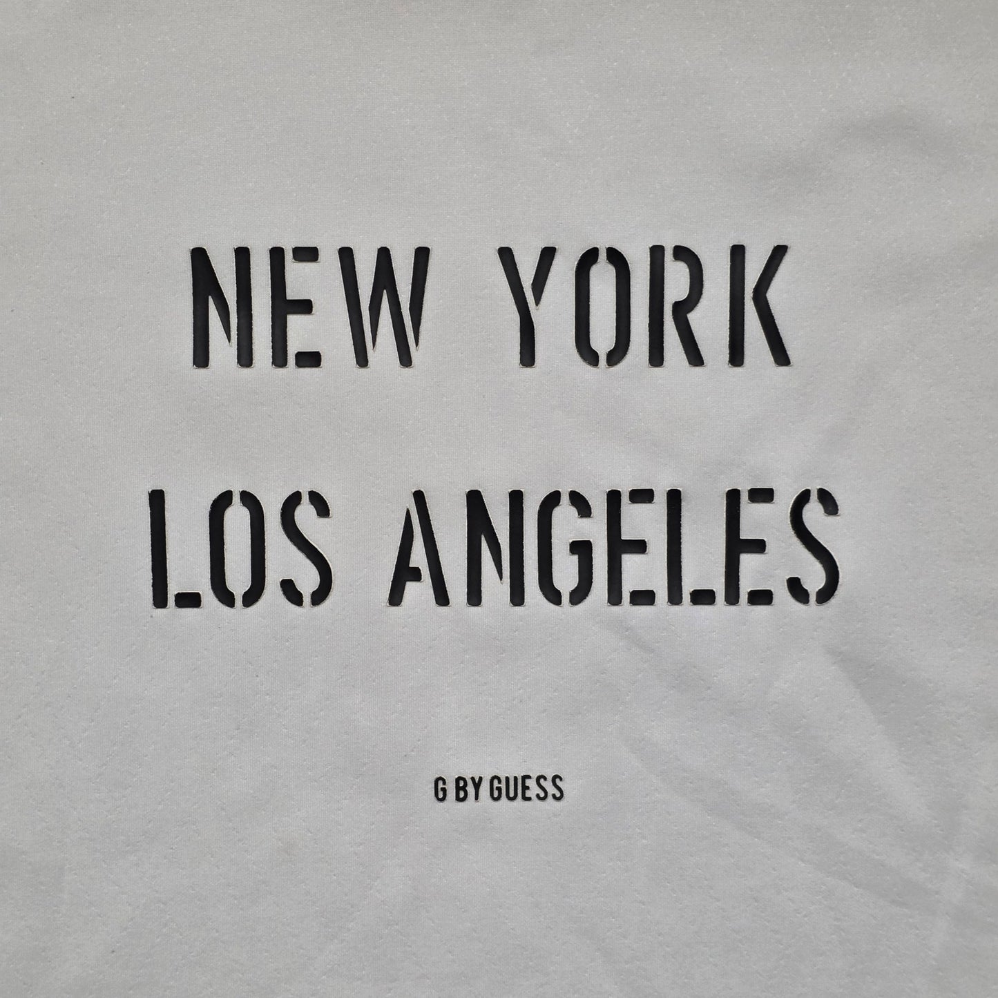 G by Guess New York Los Angeles T-Shirt Men’s M White Graphic Casual Tee