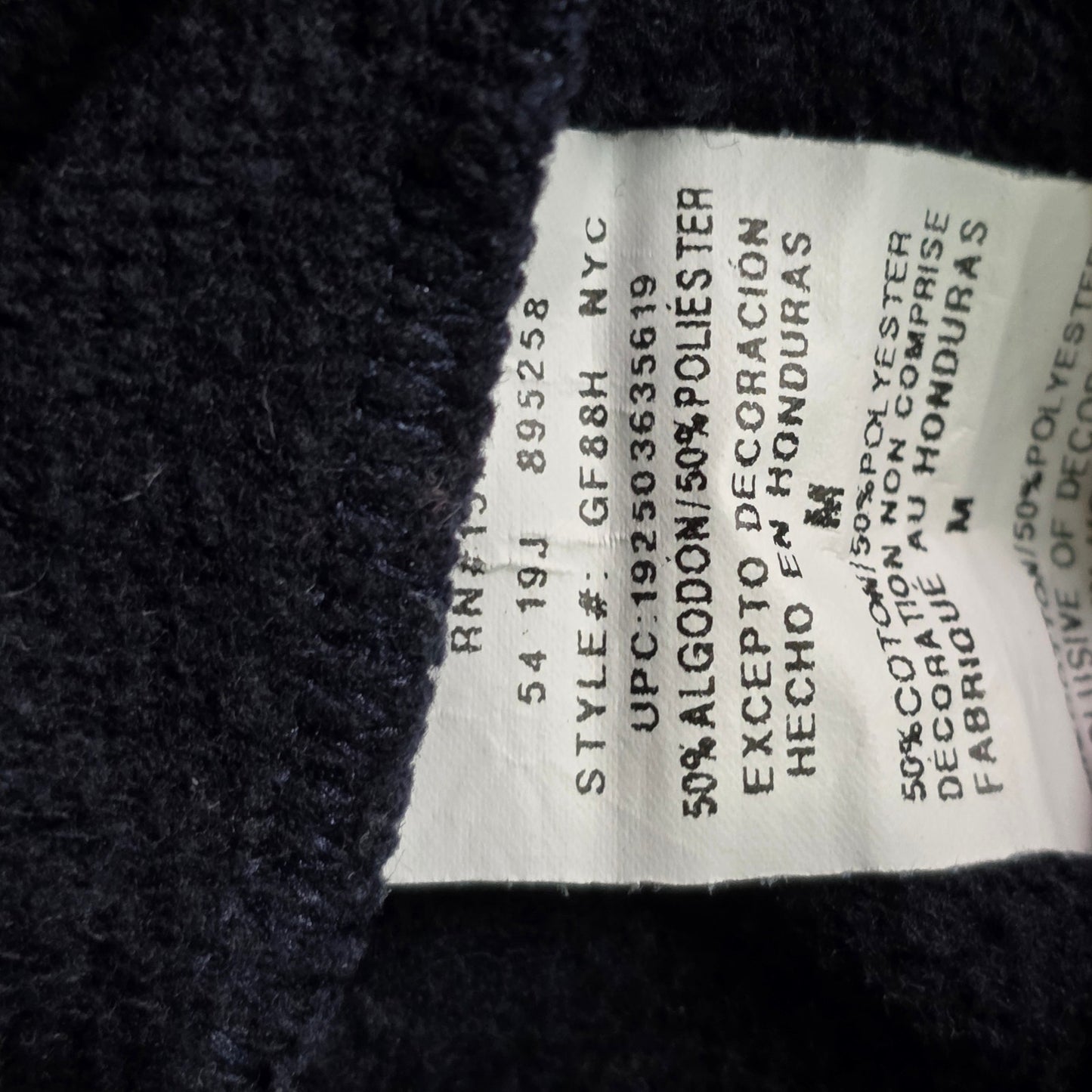 Champion Sweatshirt Men’s M Navy Script Logo Crew Neck