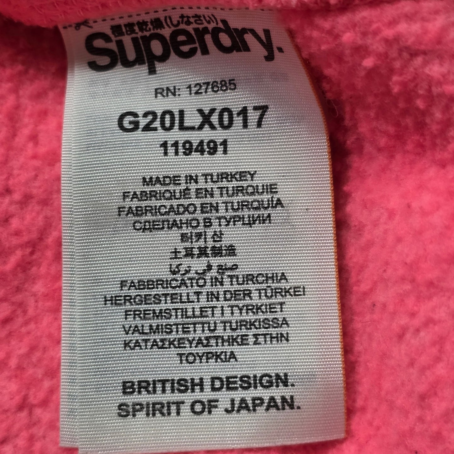 Superdry Athletics Hoodie Women S Pink Track & Field