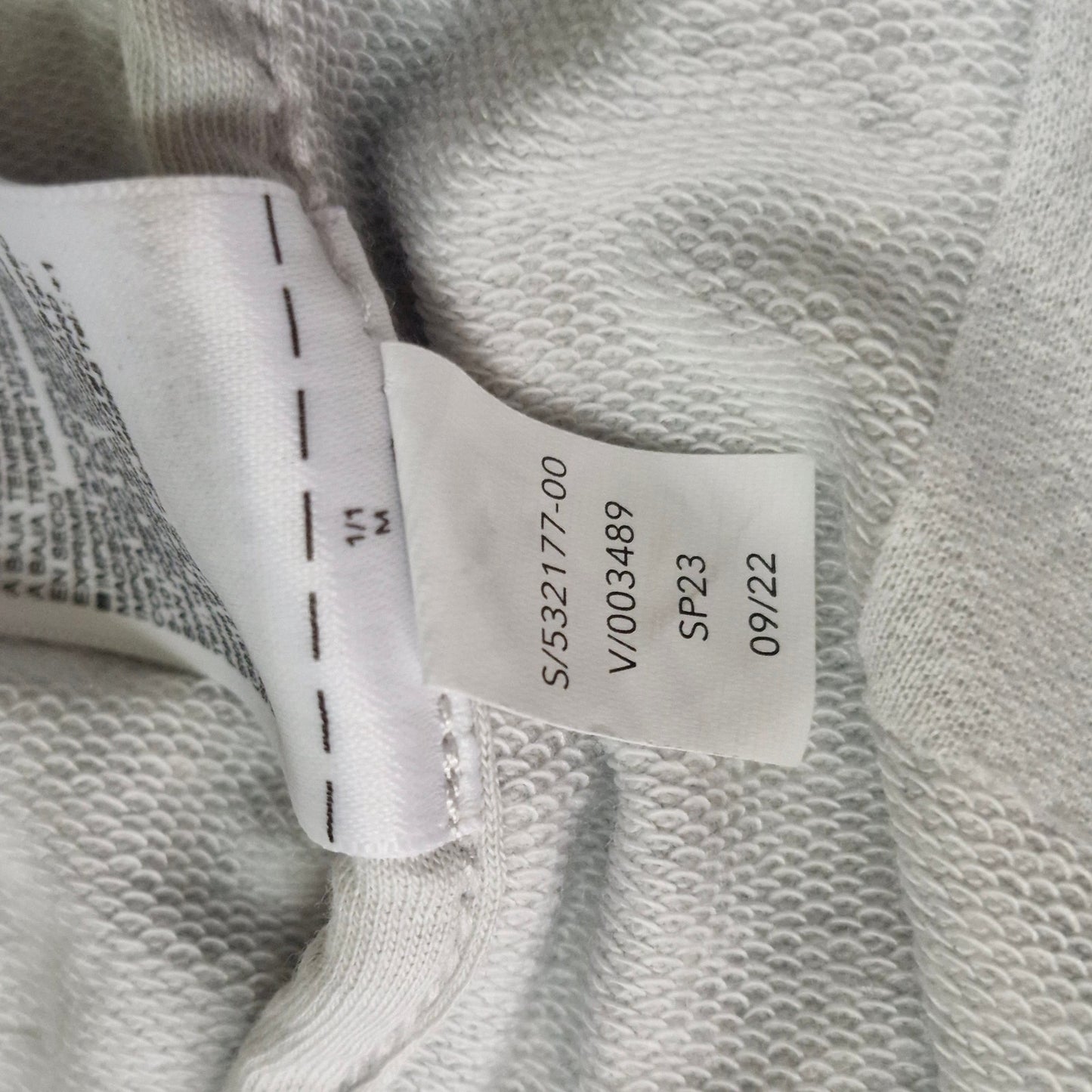 Athleta Retroterry Wrap Sweatshirt Gray Womens Medium
