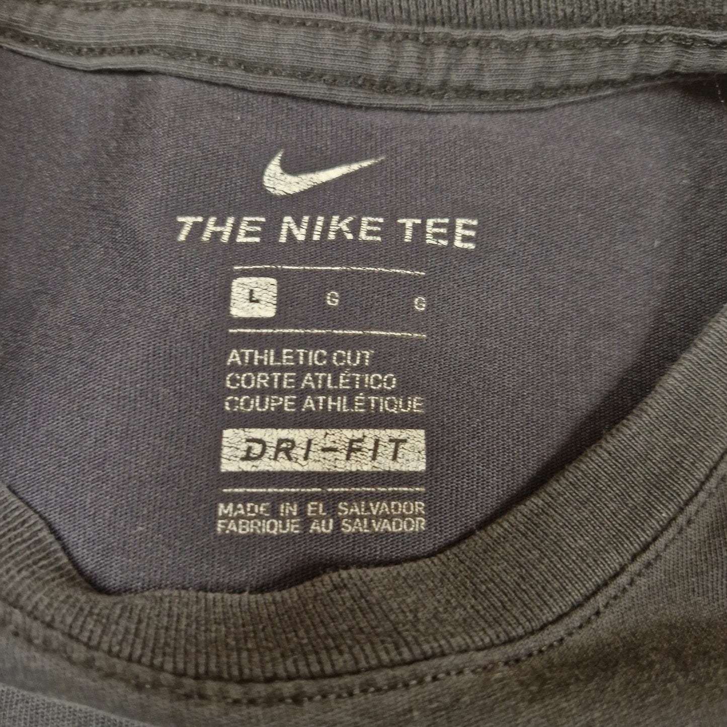 Nike Dri Fit Large Font Logo Mens Large