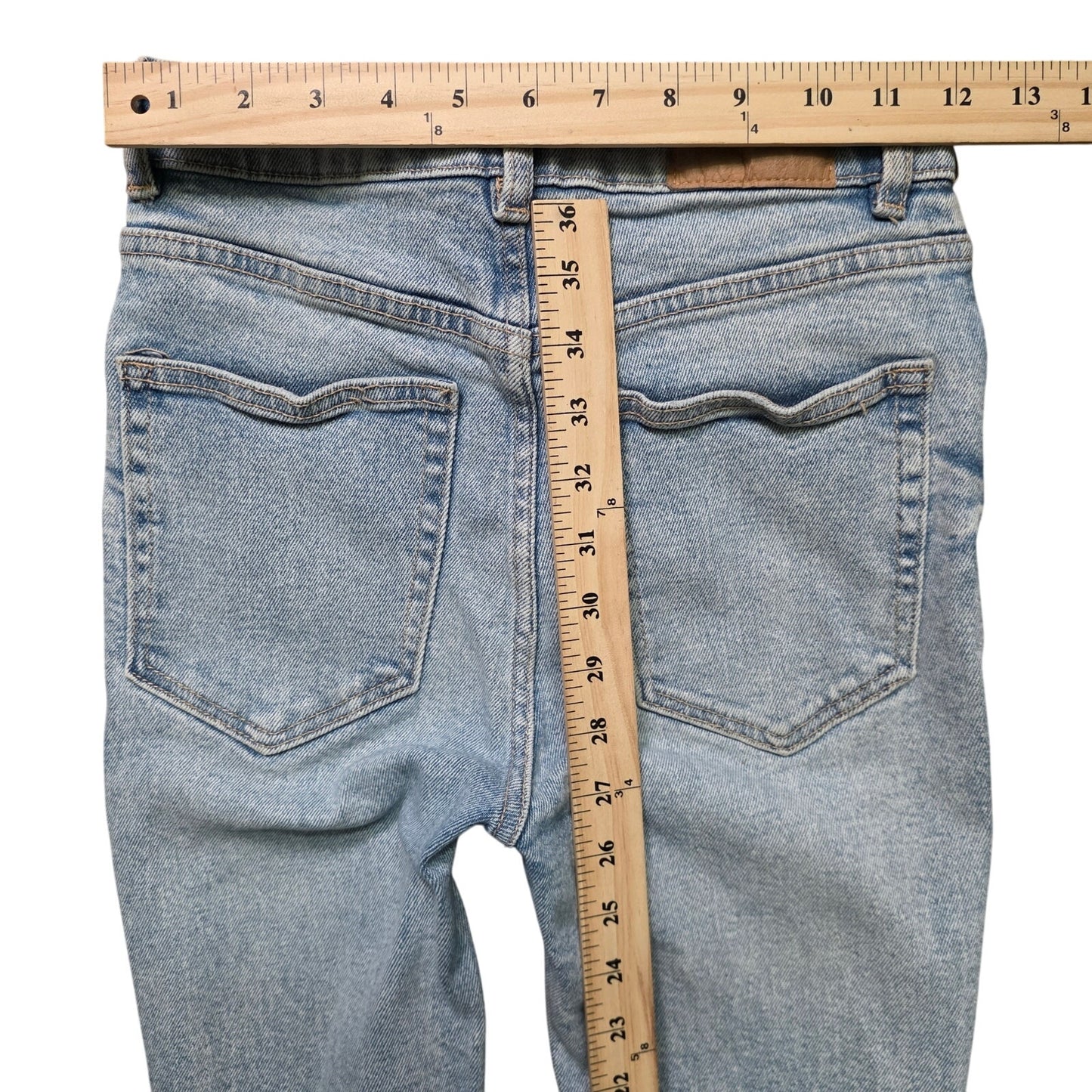 ZARA Skinny Jeans Women’s 4 Light Blue Denim Stretch Casual