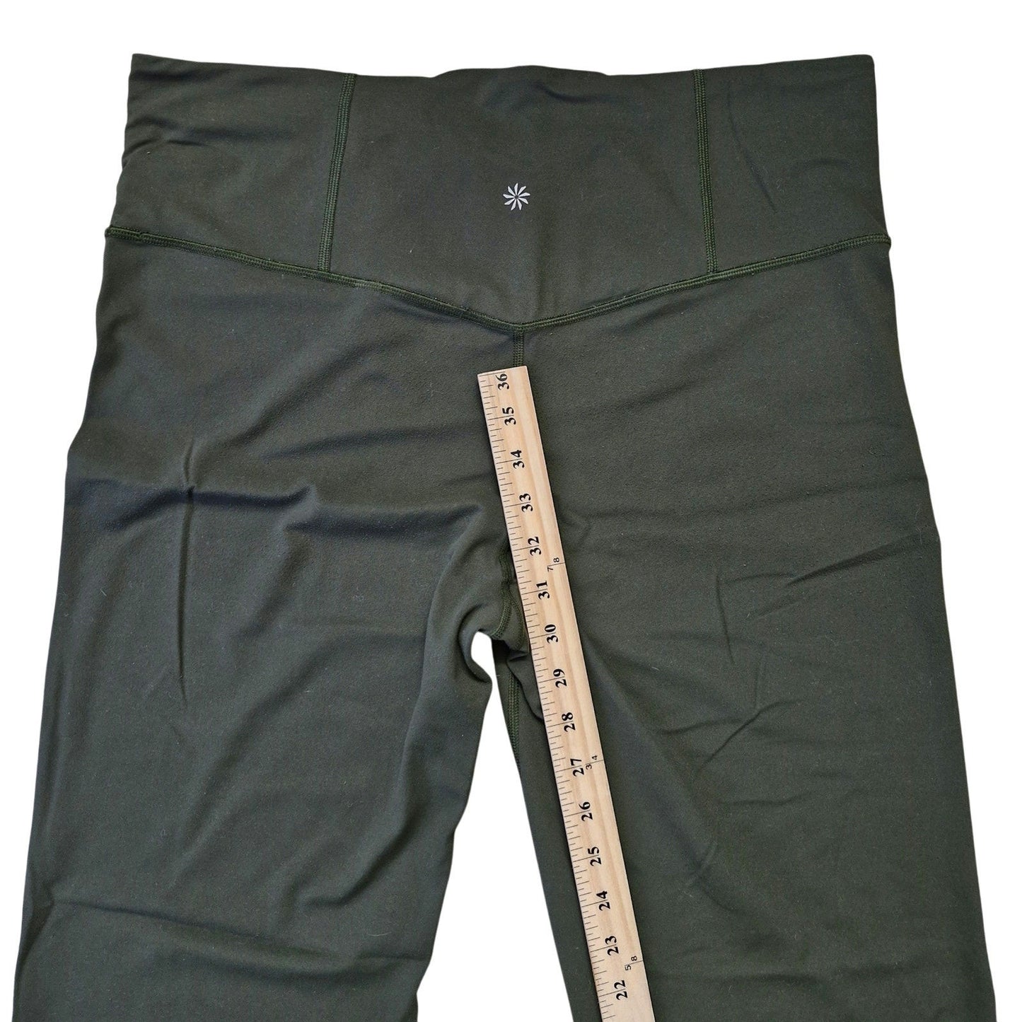 Athleta Stellar Flare Pants Women’s XL Aspen Green Athleisure Activewear Trousers