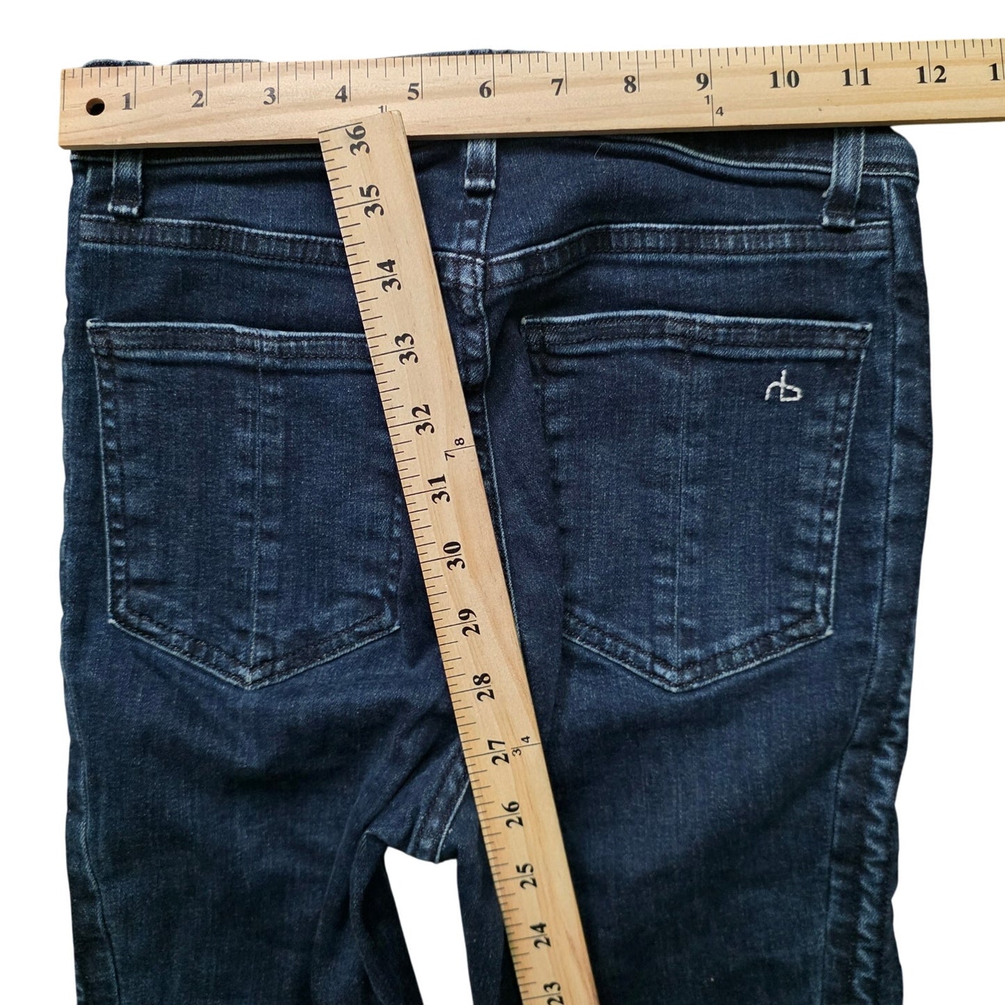 Rag & Bone High Rise Skinny Jeans Women’s 25 Indigo Blue Denim