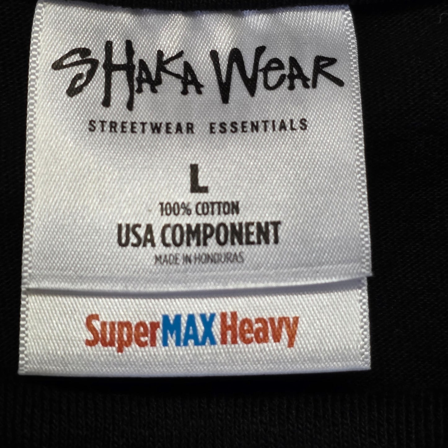 Shaka Wear Windsurf T-Shirt Men’s Large Black Graphic
