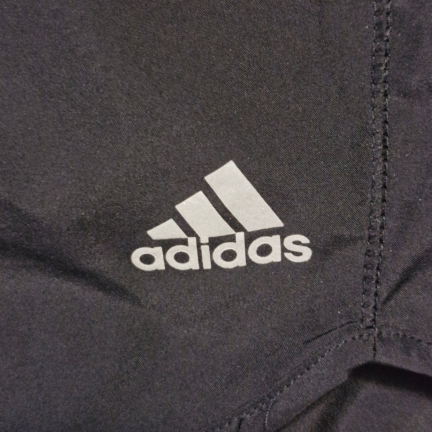Adidas Response Climalite Running Shorts Women’s Size XL Black with Teal Stripes