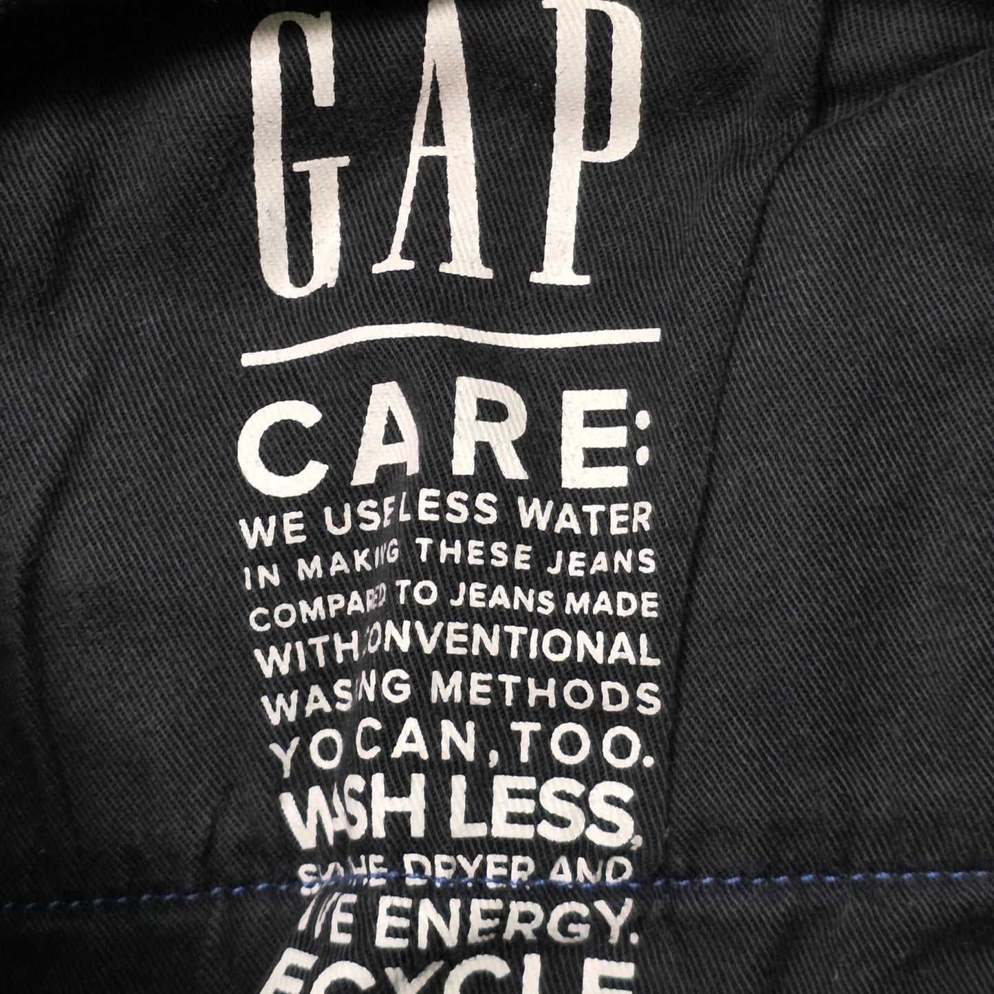 GAP Men’s Slim Fit Black Jeans 32x36 GapFlex Stretch Denim