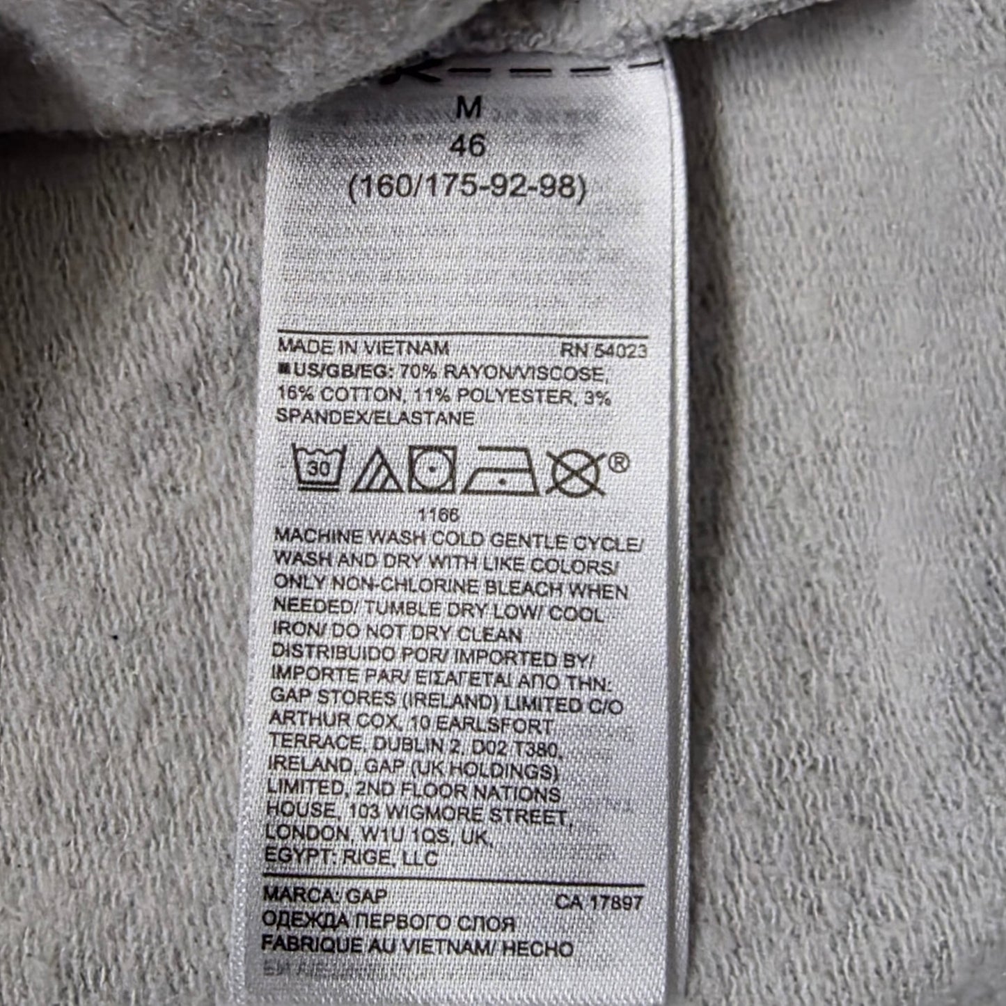 Gap Maternity Nursing Snap‑Button Sweatshirt Women’s Medium Gray Side-Snap Cozy Pullover