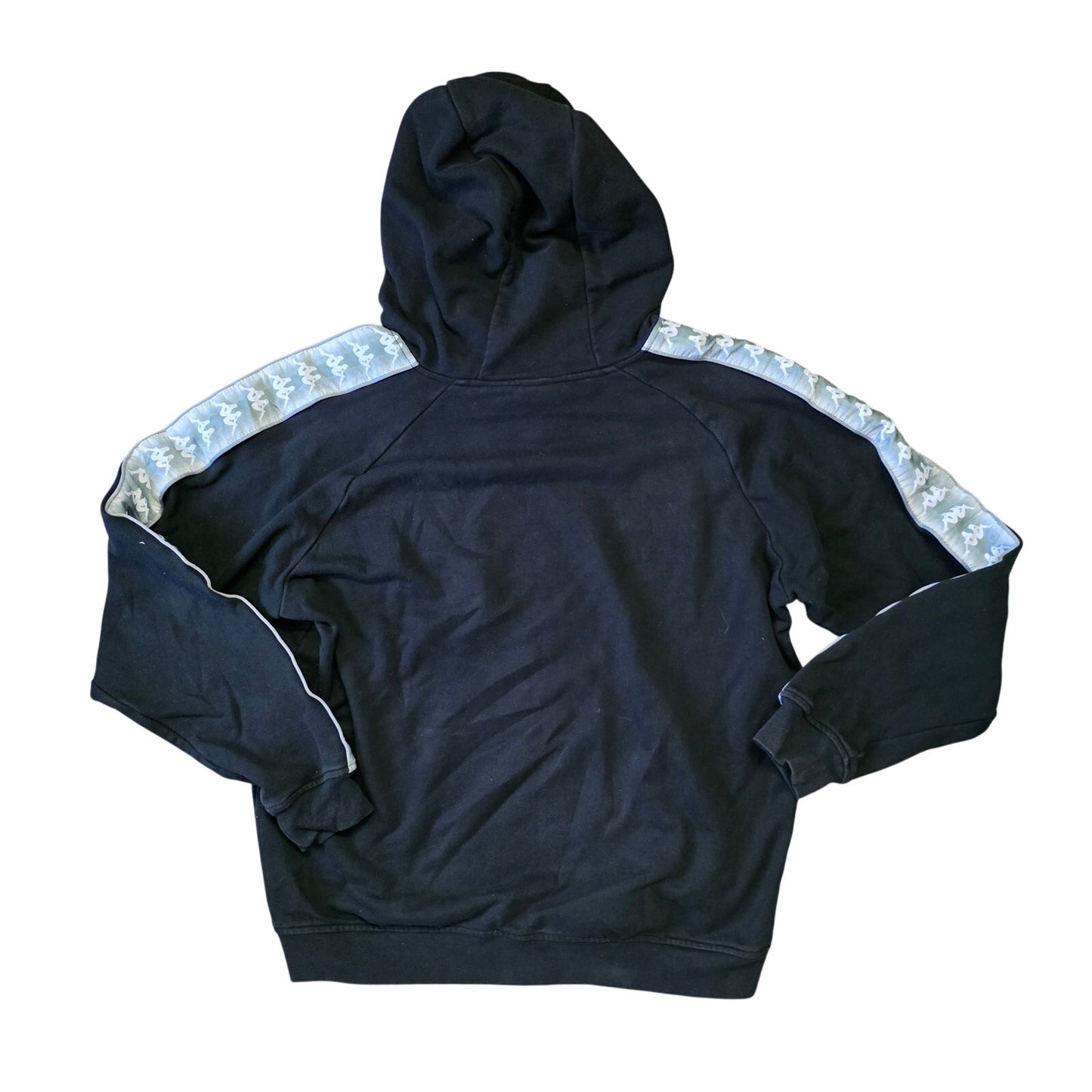 Kappa 222 Banda Solgo Pullover Hoodie Mens L Black