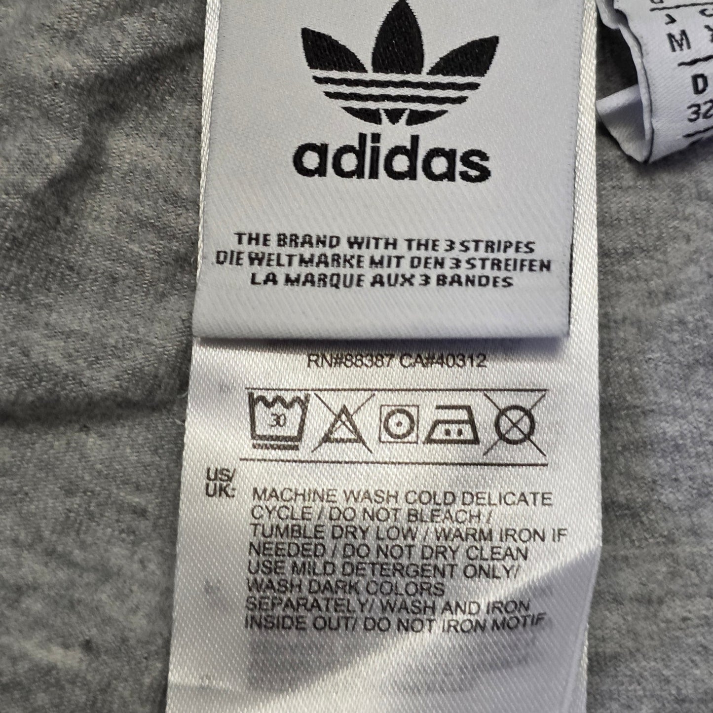 Adidas Originals Women’s 3-Stripes Leggings XS Gray Cotton Blend Casual