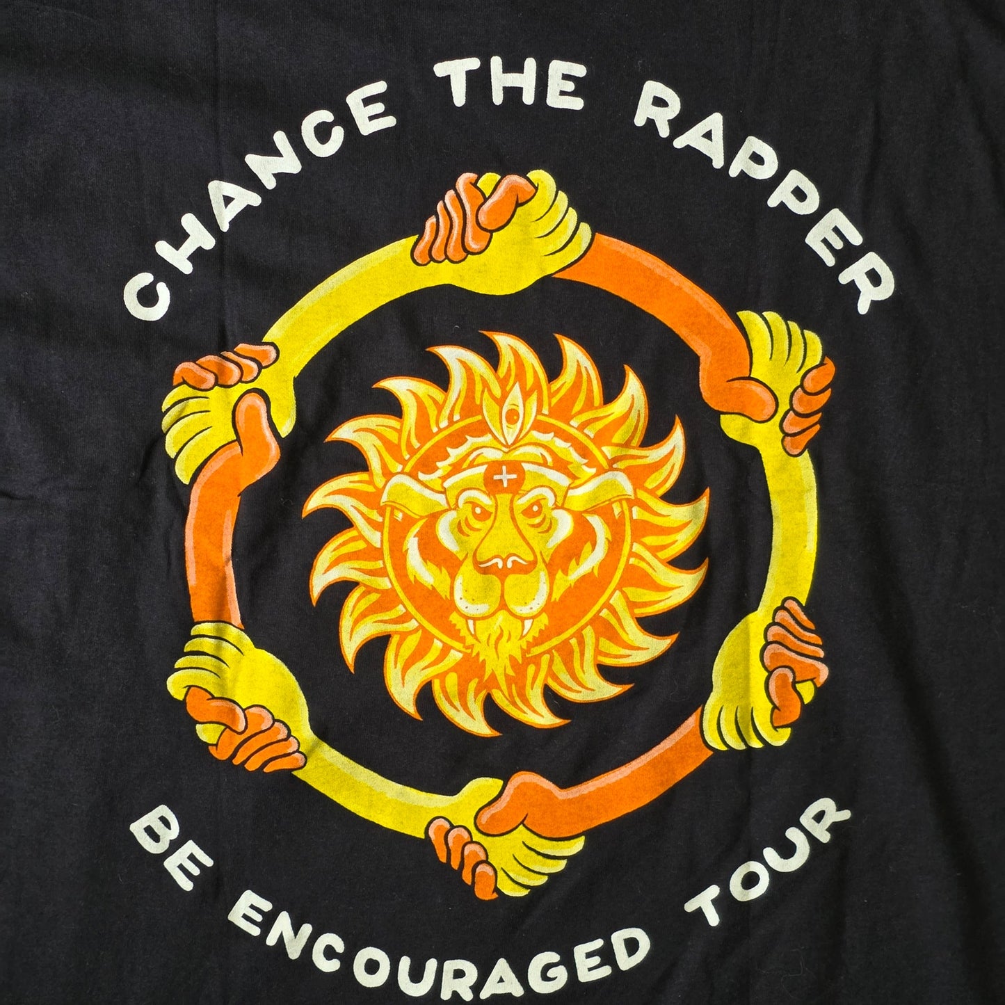 Chance The Rapper Be Encouraged Tour T-Shirt Men’s XL Black Tee