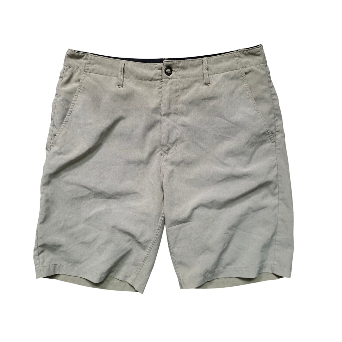 Volcom Surf & Turf Hybrid Shorts Men 34 Gray 4 Way Stretch Casual