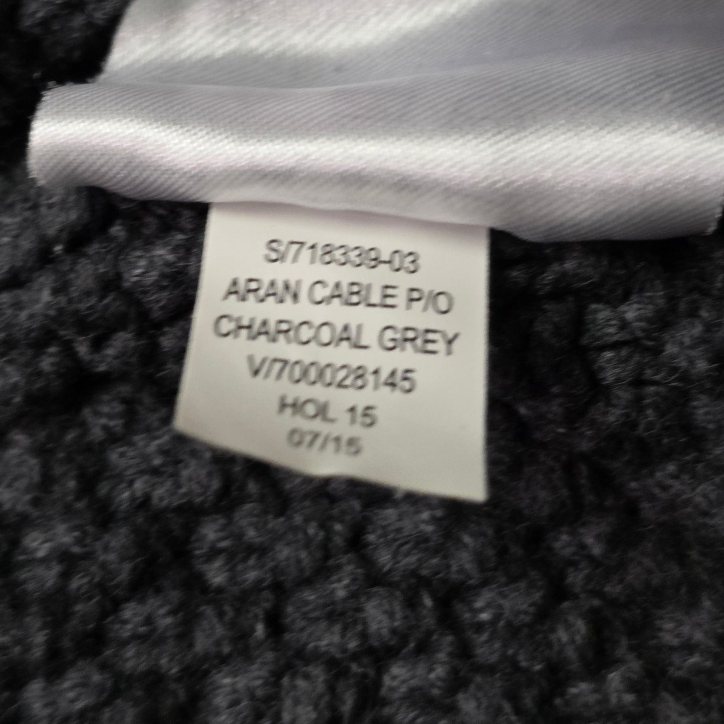 GAP Cable Knit Sweater Women’s XL Gray Crewneck