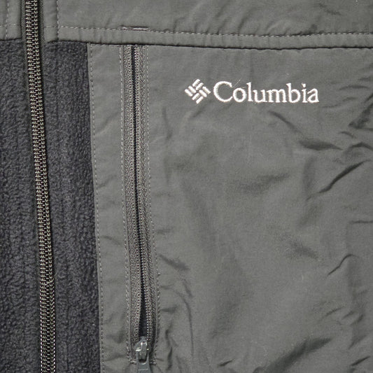 Columbia Steens Mountain Fleece Jacket Men’s S Black Overlay