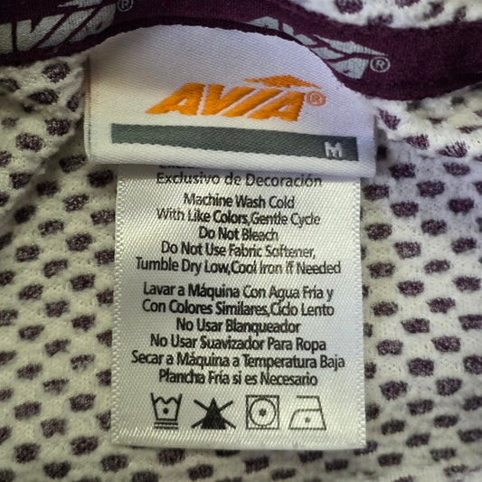 Avia Hoodie Women’s M Purple Fleece Pullover Athletic