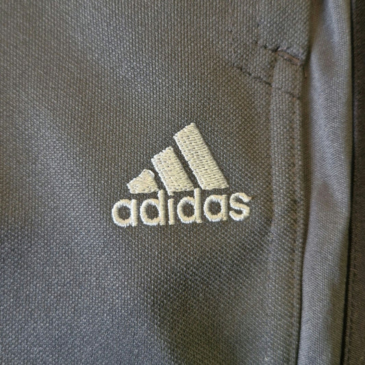 Adidas Sweatpants Men’s Medium Dark Grey Joggers Black 3-Stripes Athletic