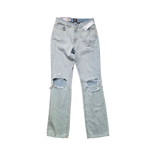 BDG High Rise Bootcut Jeans Women’s 27 Light Wash Distressed Denim NWT