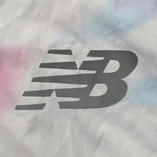 New Balance Jacket Women 3X White Pastel Mesh Lined Full Zip
