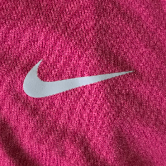 Nike Legend Long Sleeve T-Shirt Women’s L Maroon Dri-Fit Athletic Top