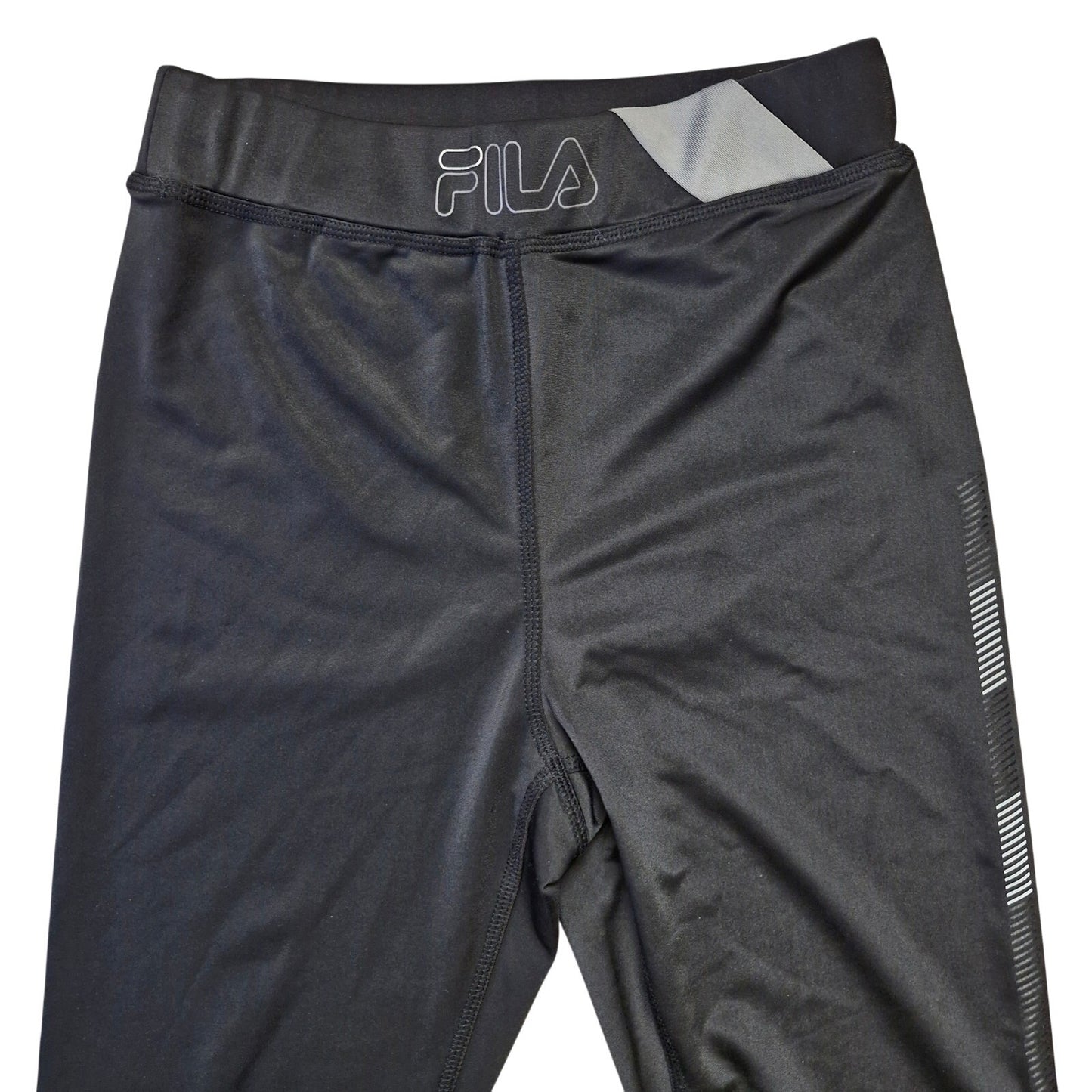 Women’s Fila Sport Black Gray Workout Leggings Size XS