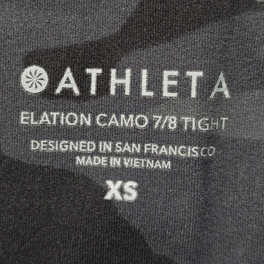 Athleta Ultimate Camo 7/8 Tights Leggings Women’s XS Yoga Pants