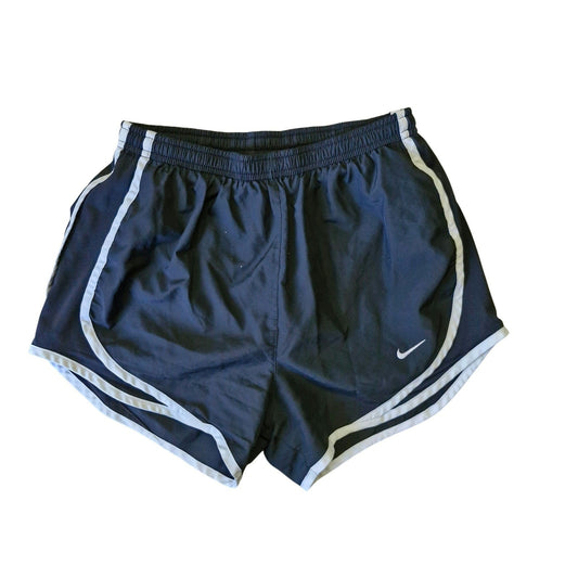 Nike Dri‑FIT Tempo Womens XS Black/White Lined Running Shorts Athletic