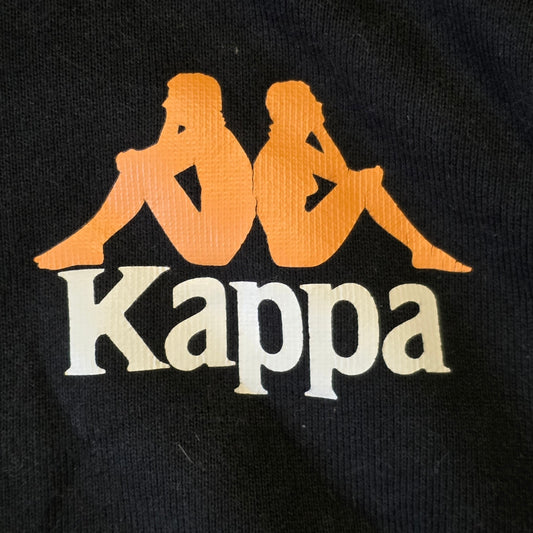 Kappa 222 Banda Solgo Pullover Hoodie Mens L Black