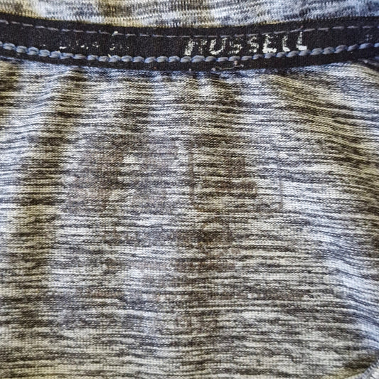 Russell Athletic Dri‑Power 360 Long Sleeve Crew Neck Shirt Men’s Medium Gray