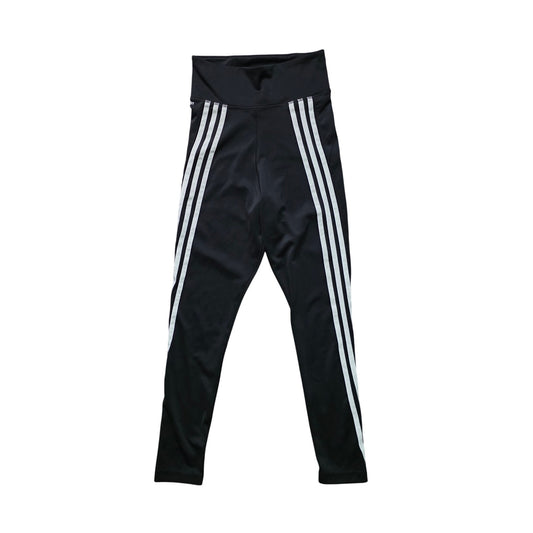 Adidas Aeroready 7/8 Leggings Women’s XS Black 3-Stripe Tight Fit
