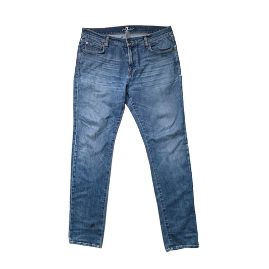 7 For All Mankind Denim Jeans Women’s 33 Blue Casual
