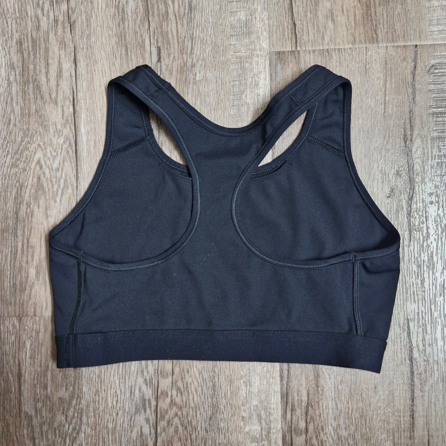 Nike Black Dri-Fit Sports Bra Size Medium No Padding
