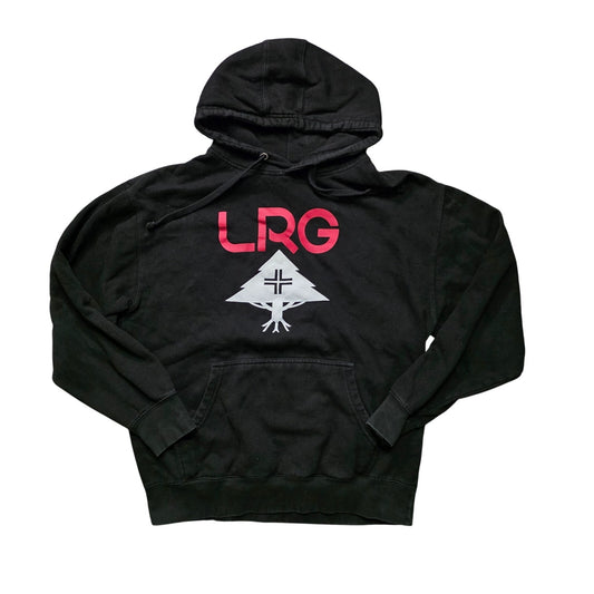 LRG Core Logo Hoodie Pullover Black Men’s L
