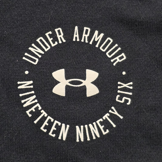 Under Armour Rival Fleece Colorblock Hoodie Women M Black/Steel/White